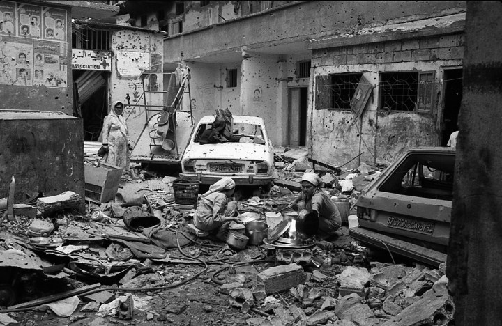 Liban sabra Chatila mars 1985 attaqué par chiites du mvnt Amal