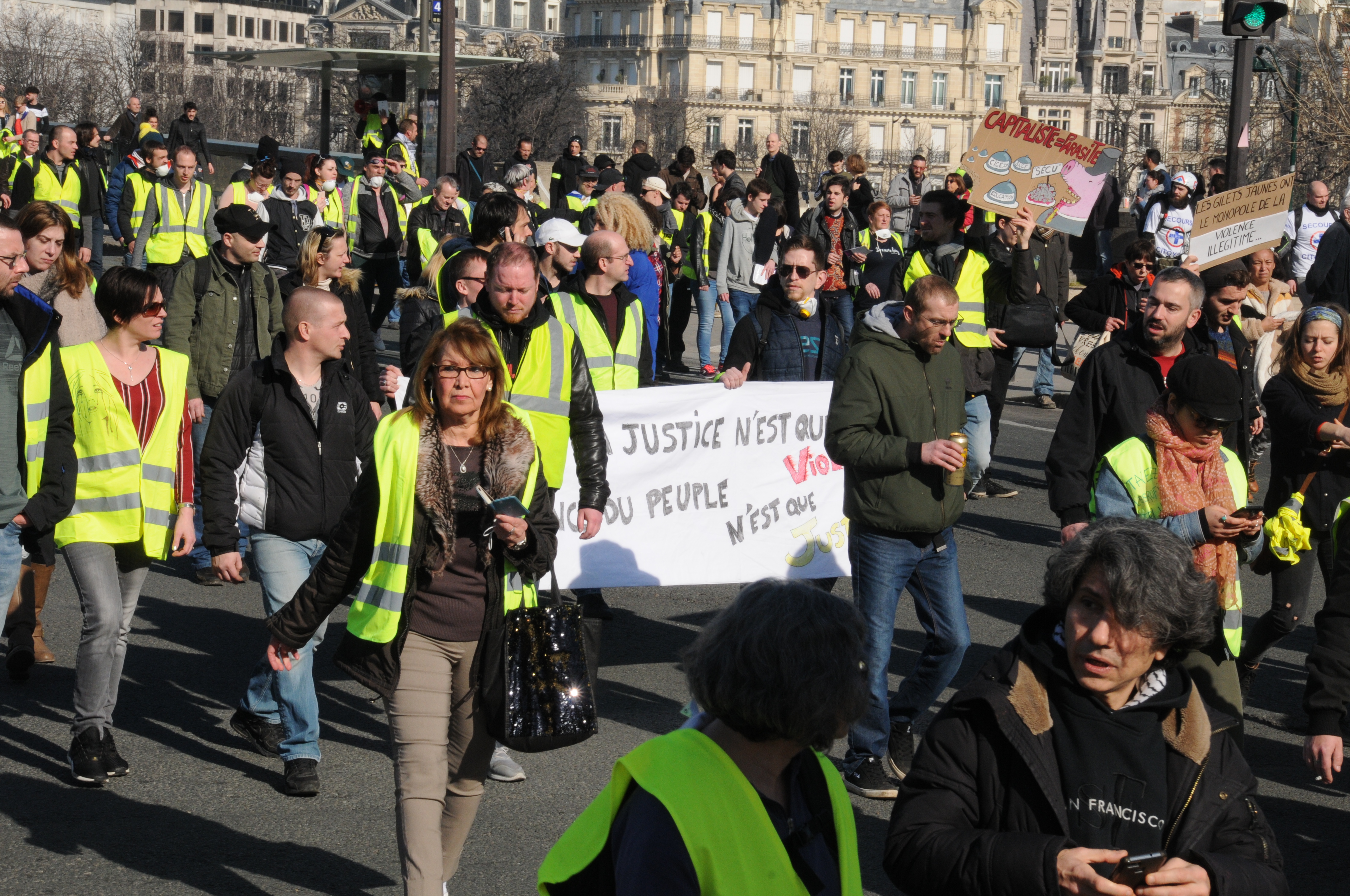 Gilets jaunes manif XIV ème acte 16 février 2019 (92)